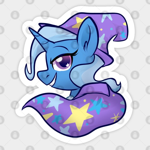 Trixie Lulamoon Sticker by Baja Gryphon